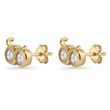 Owl Eye Stud Earrings