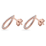 Teardrop Stud Earrings