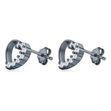 Heart Stud Earrings