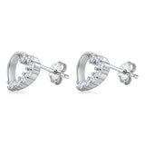Heart Stud Earrings