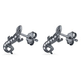 Lizard Stud Earrings