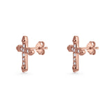 Cross Stud Earrings