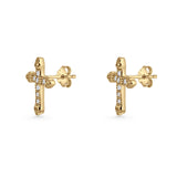 Cross Stud Earrings