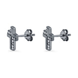 Cross Stud Earrings