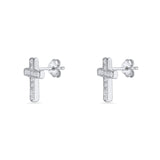 Cross Stud Earrings