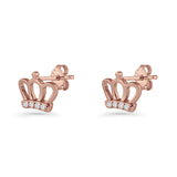 Princess Crown Stud Earring
