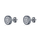 Round Stud Earrings