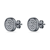 Round Stud Earrings