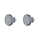 Round Stud Earrings
