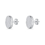 Round Stud Earrings