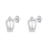 Crown Stud Earrings