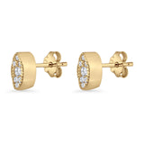 Marquise Stud Earrings