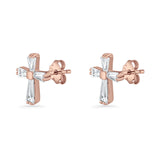 Cross Stud Earring