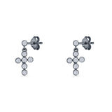 Cross Drop Earrings