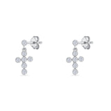 Cross Drop Earrings