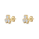 Clover Leaf Stud Earring