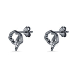 Cloud Stud Earrings