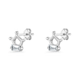 Crown Stud Earrings