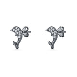 Dolphin Stud Earring