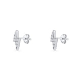 Thunderbolt Stud Earrings