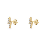 Thunderbolt Stud Earrings