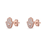 Hamsa Hand Stud Earrings