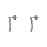 Bar Stud Earrings