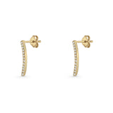 Bar Stud Earrings