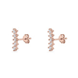 Bar Stud Earrings