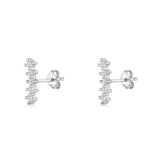 Bar Stud Earrings