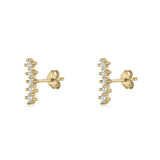 Bar Stud Earrings