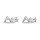 Mountain Stud Earrings