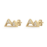 Mountain Stud Earrings