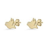 Dove Stud Earring