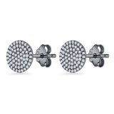Round Stud Earrings