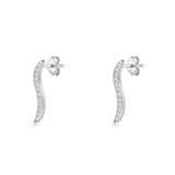 Wave Stud Earrings