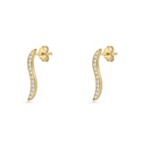 Wave Stud Earrings