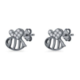Bumblebee Stud Earring