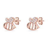 Bumblebee Stud Earring