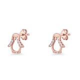 Penguin Stud Earring