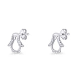 Penguin Stud Earring