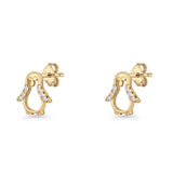 Penguin Stud Earring