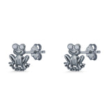 Frog Stud Earring