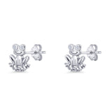 Frog Stud Earring