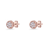 Round Stud Earring