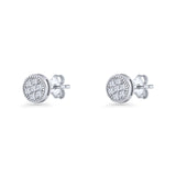 Round Stud Earring