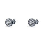 Round Stud Earrings