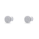 Round Stud Earrings