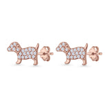 Puppy Dog Stud Earrings