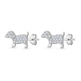 Puppy Dog Stud Earrings